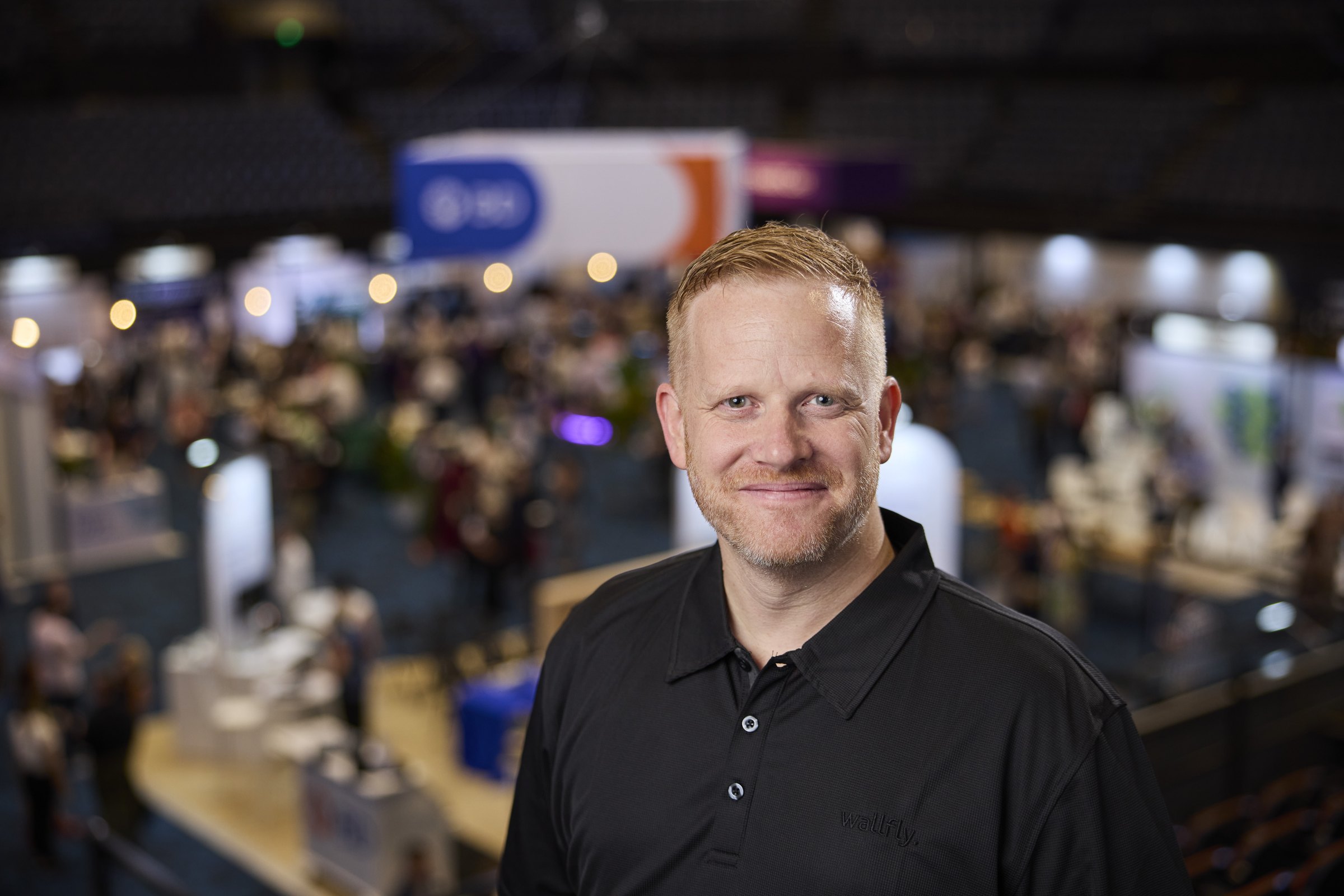 Grant Whitehead at a live event venue